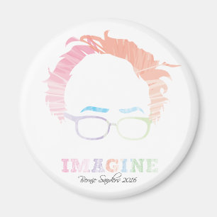 Imán Imagínese las chorreadoras 2016 de Bernie - las