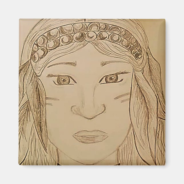 Imán iman chamana (Frente)