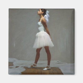 Imán Iman con bailarina inspirada por Degas