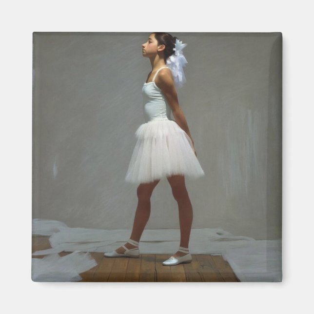 Imán Iman con bailarina inspirada por Degas (Frente)