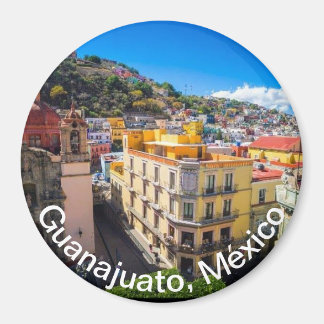 Imán iman con vista panorámica de Guanajuato México