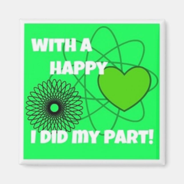 Imán ¡¡¡imán de gráfico de trabajo!!! (Frente)