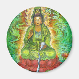 Imán "Imán de Kuan Yin del dragón de agua"