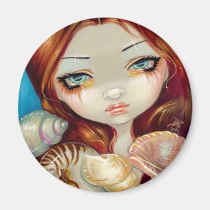 Imán "Imán de la belleza del Seashell"