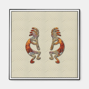 Imán "Imán de la flauta de Kokopelli"