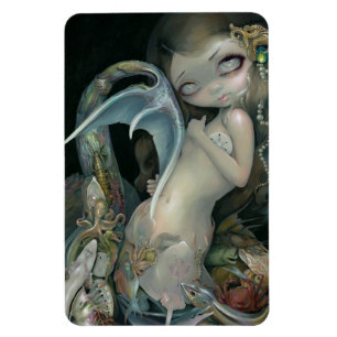 Imán "Imán de la flexión de la sirena de Arcimboldo"