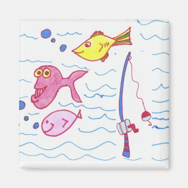 Imán ¡Imán de pesca! (Frente)