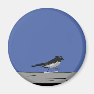 Imán "Imán del Wagtail de Willy" (Bue)