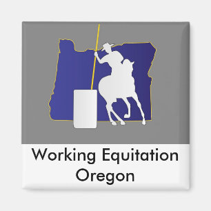 Imán Imán: Equitación de trabajo Oregon
