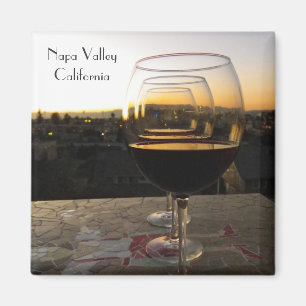 Imán ¡Imán hermoso de Napa Valley!
