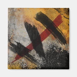 Imán Imán, La Cicatriz, Pintura Abstracta Digital