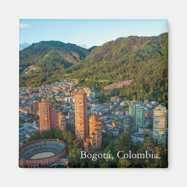 Imán Imán, panorámica Bogotá, Colombia. (Frente)