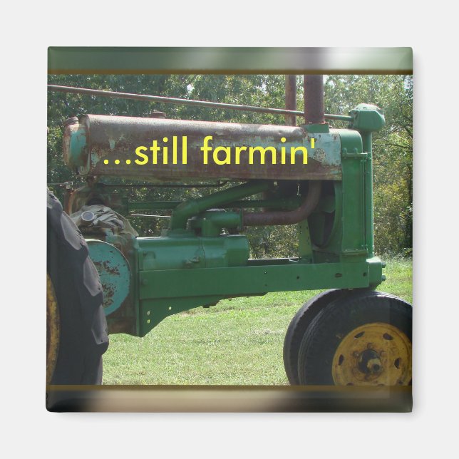 Imán imán-personalizar de tractor (Frente)