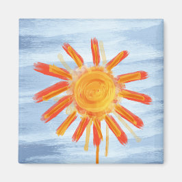 Imán Imán, Pintura del sol brillante