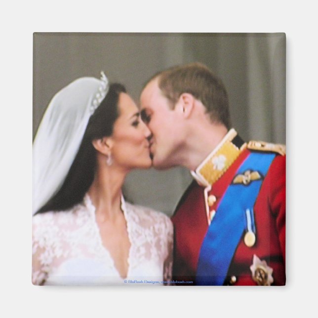 Imán imanes de Boda real (Frente)