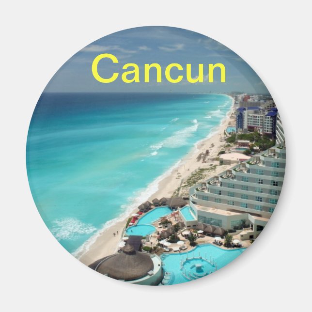 Imán imanes de Cancún (Frente)