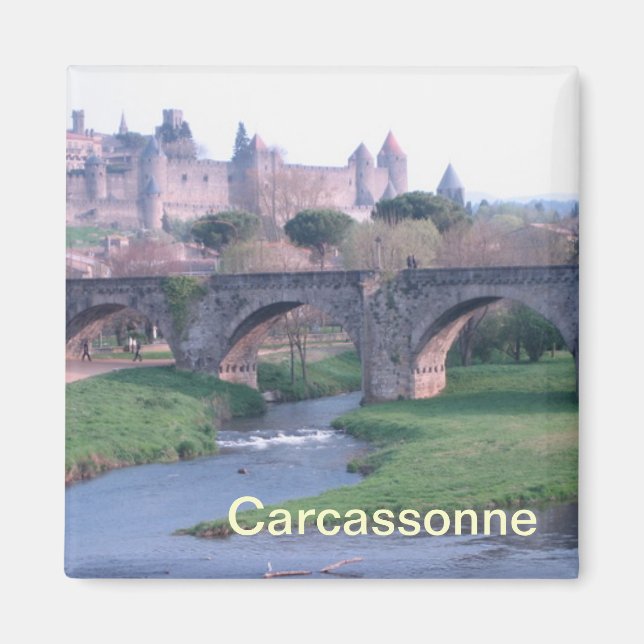 Imán imanes de Carcassonne france (Frente)