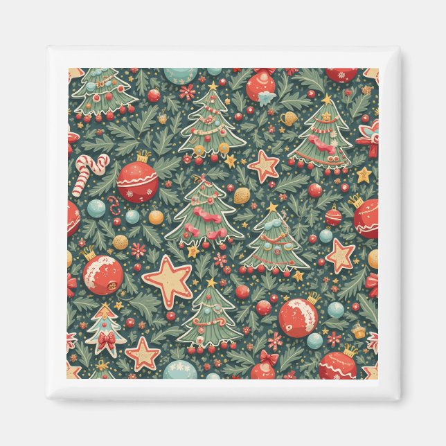 Imán imanes de los navidades (Frente)