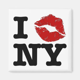 Imán Imanes de Nueva York del "smooch I"