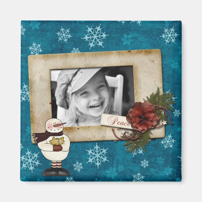 Imán imanes fotográficos (Frente)