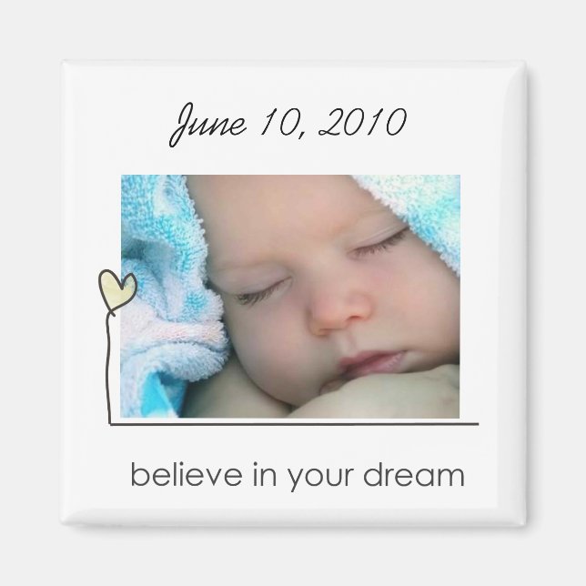 Imán imanes fotográficos (Frente)