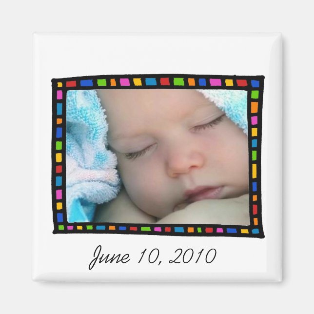 Imán imanes fotográficos (Frente)