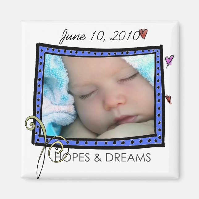 Imán imanes fotográficos (Frente)