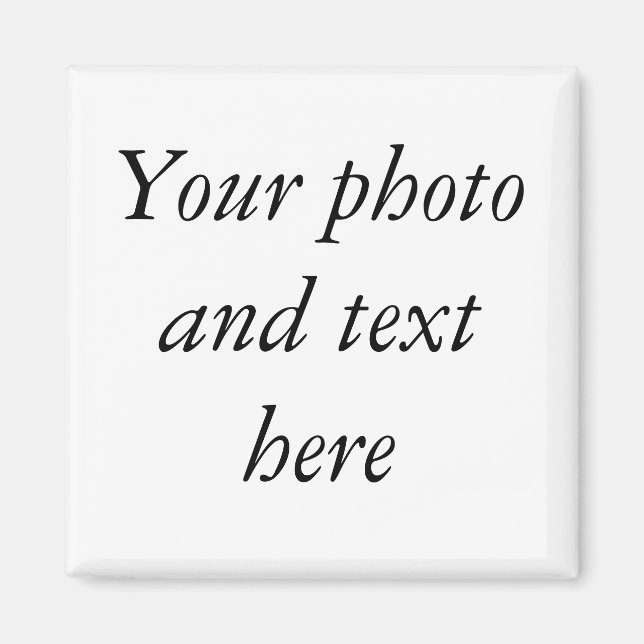 Imán Imanes personalizados (Frente)