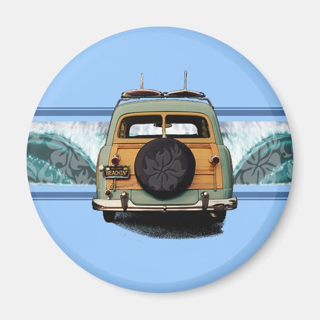 Imán imanes Woody Wave (Frente)