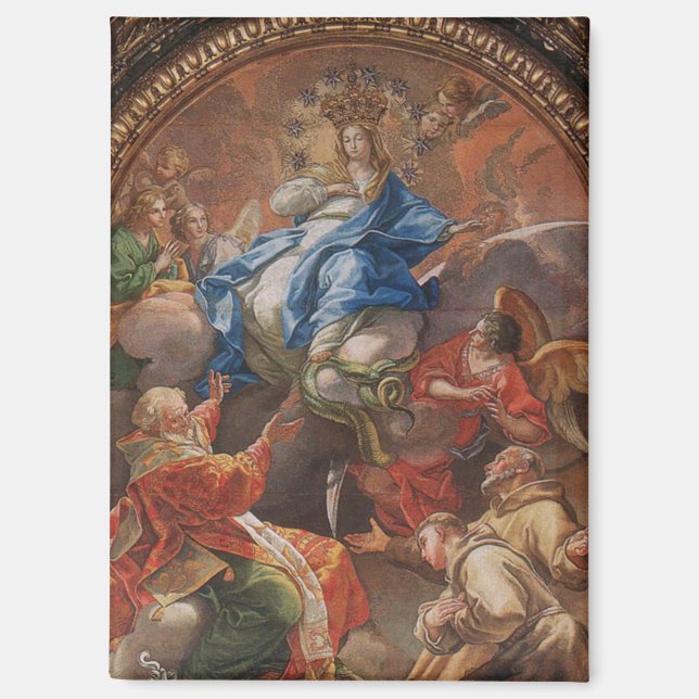 Imán  Immaculate Conception of Mary (Anverso)