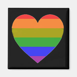 Imán Imnet Rainbpw Heart