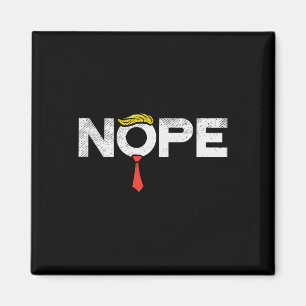 Imán Imp divertida anti trump de peluca roja para Donal