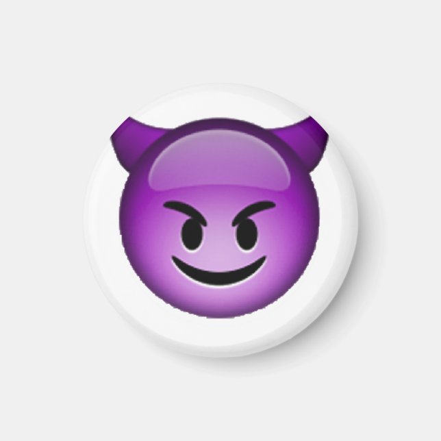 Imán Imp sonriente - Emoji (Frente)