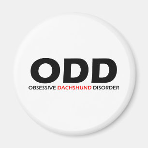 Imán IMPAR - desorden obsesivo del Dachshund