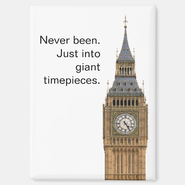 Imán Impertinente Big Ben Londres Viaje Nevera (Anverso)