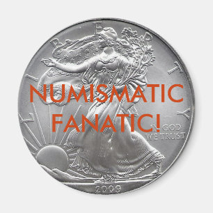 IMÁN IMPORTE FANÁTICO NUMISMÁTICO