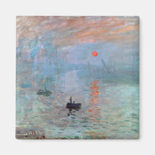 Imán Impresión, amanecer, Claude Monet, 1872