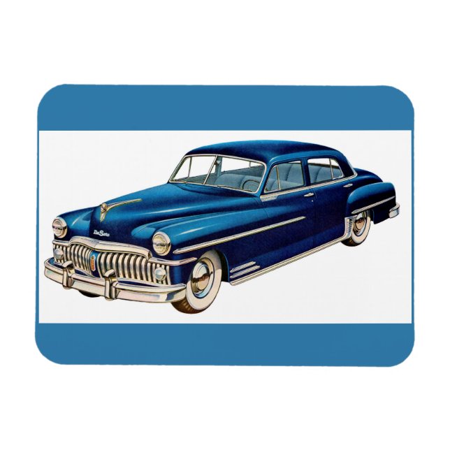 Imán Impresión azul DeSoto de 1950 (Horizontal)
