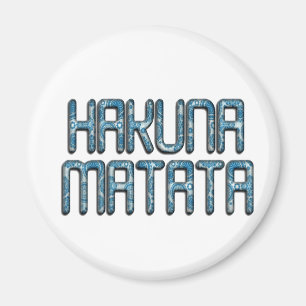 Imán Impresión de arte de Hakuna Matata 3D