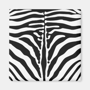 Imán Impresión de cebra