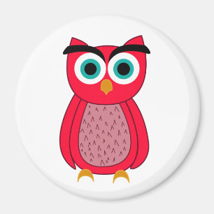 Imán Impresión de foto de búho