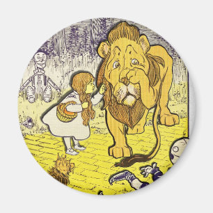 Imán Impresión de la edición de mago de Oz del vintag