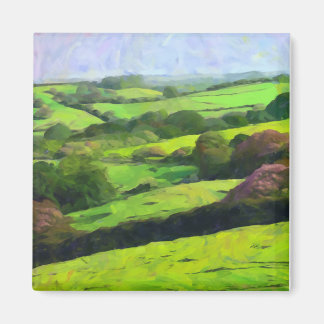 Imán Impresión de lona de Kent - El Jardín de Inglaterr