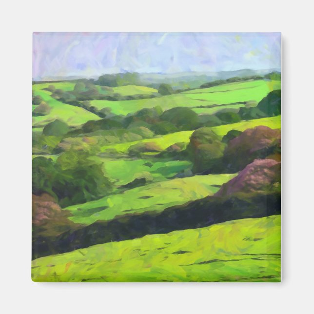 Imán Impresión de lona de Kent - El Jardín de Inglaterr (Frente)