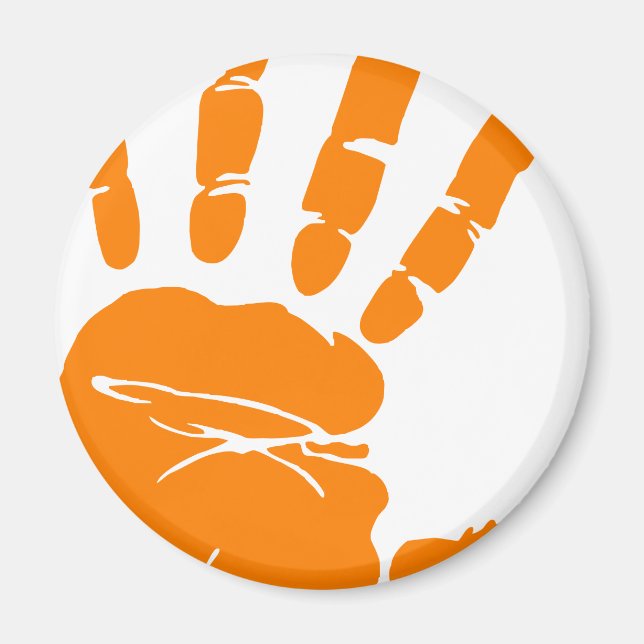 Imán Impresión de mano (Frente)