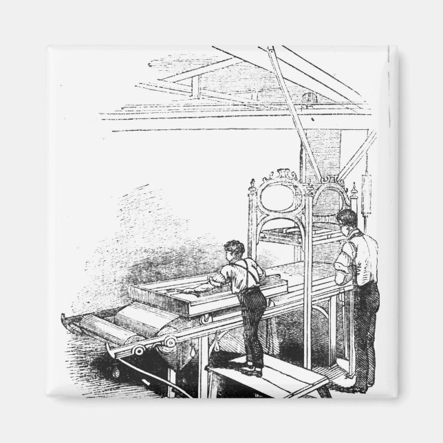 Imán Impresión de prensa (Frente)