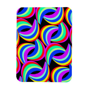 Imán Impresión del arco iris