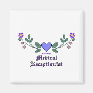 Imán Impresión médica del CS del recepcionista