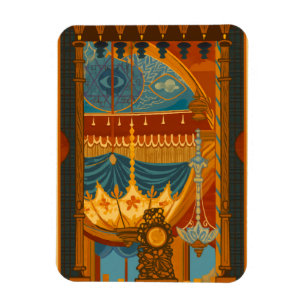 Imán Impresión mística en el techo desde la sala de mús