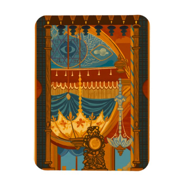 Imán Impresión mística en el techo desde la sala de mús (Vertical)